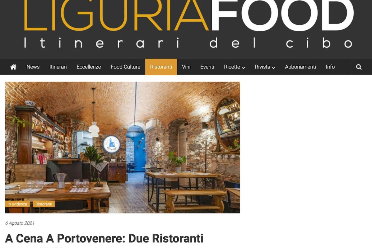 cena a Porto Venere ristoranti - Liguria Food