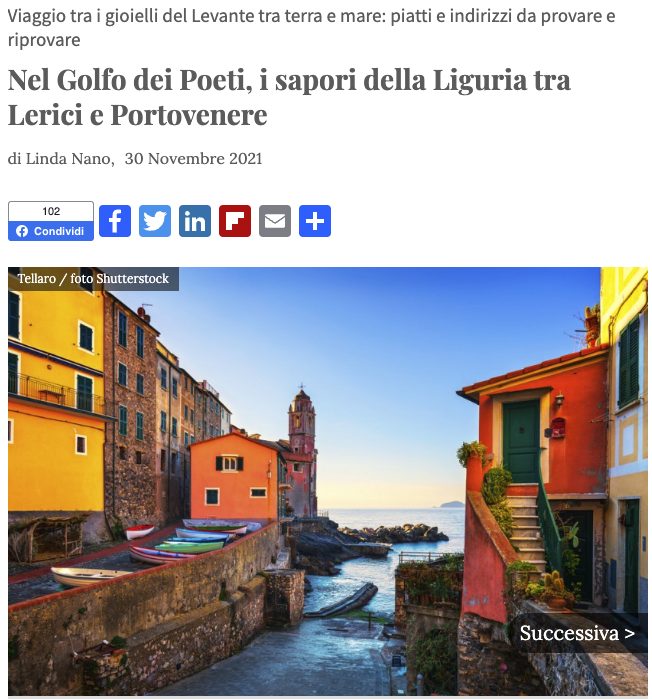 Migliori ristoranti riviera ligure